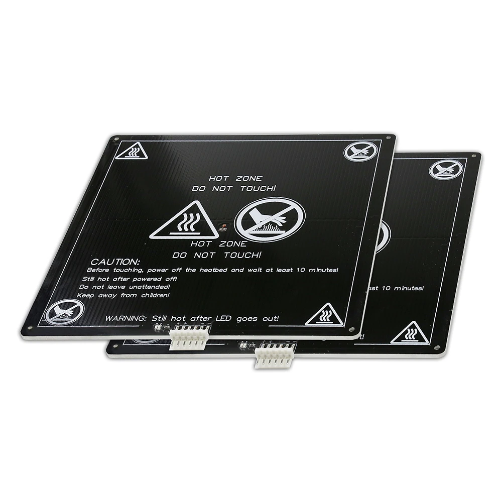 Anet A6 A8 E10 E12 E16 12/24V heatbed 220*220/300*300*3 мм Алюминий MK3 с подогревом для RepRap Prusa i3 Мега S 3d принтера рассадник запчасти