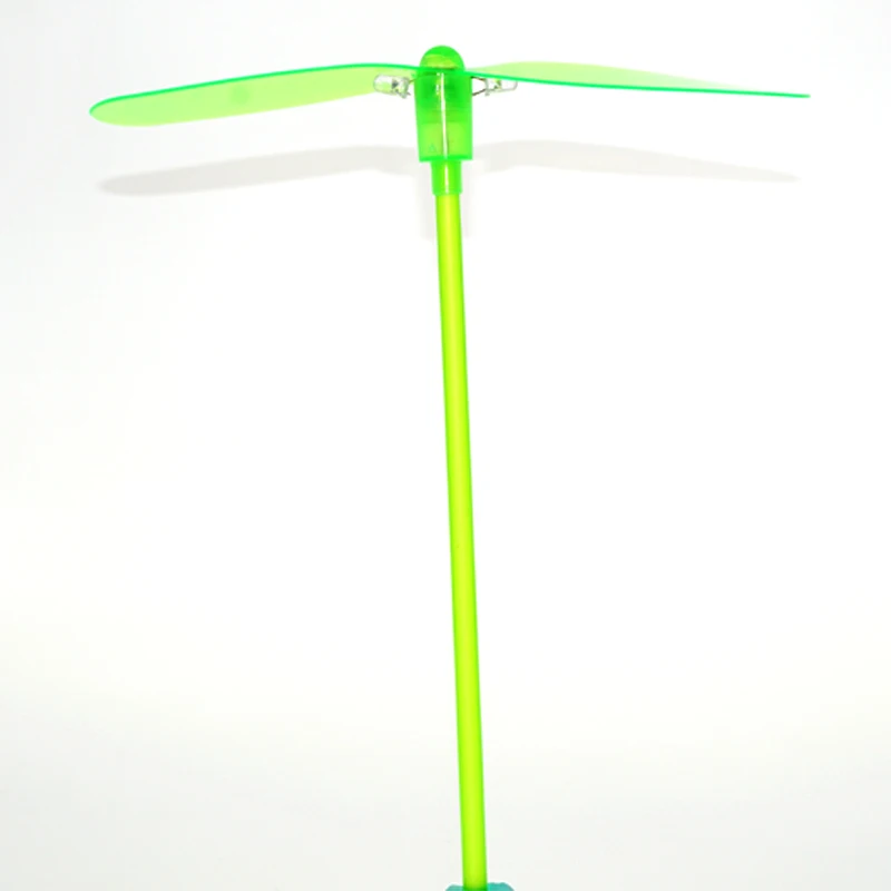 25 шт./лот светодиодные светящиеся летающие бамбуковые стрекозы игрушки новинка