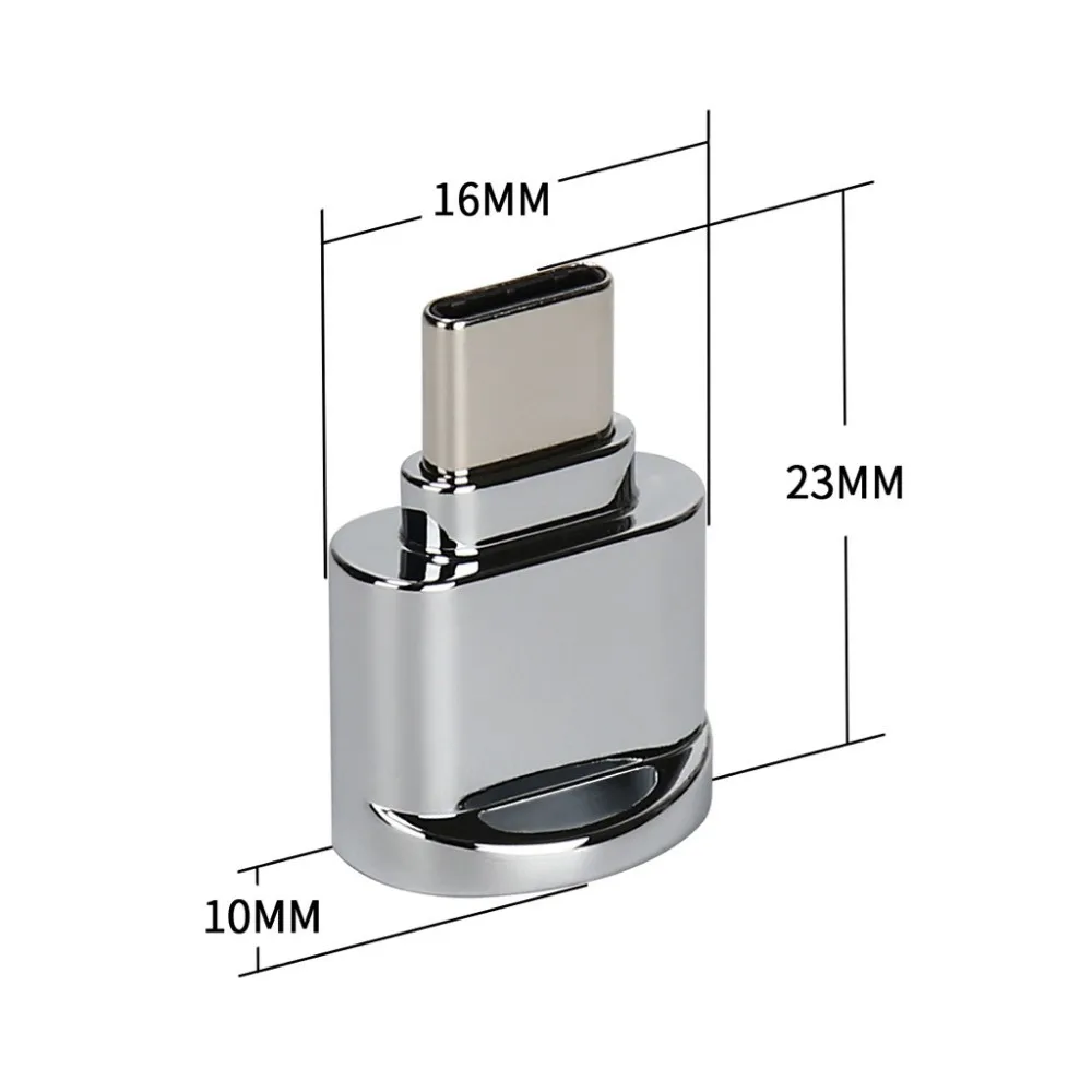 Металлический USB 3 1 Type C Micro SD TF кардридер OTG адаптер для Sam sung Galaxy S8 Прямая поставка
