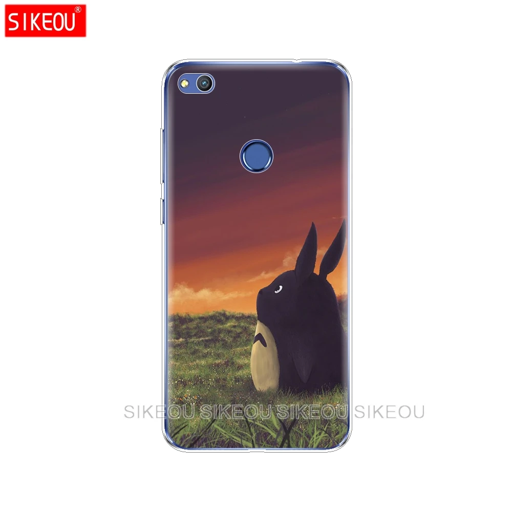 Силиконовый чехол для телефона Huawei P20 P7 P8 P9 P10 Lite Plus Pro 2017 P Smart Spirited Away Totoro no face |