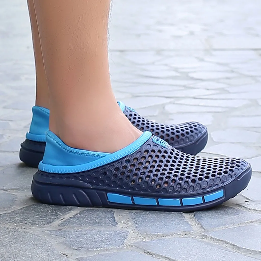 Мужские летние спортивные тапочки для дома повседневная обувь слипоны пляжная