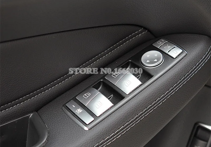 Внутренняя дверь, окно кнопка включения накладка 14 шт. для Benz E Class W212 S212 Coupe W207 C207