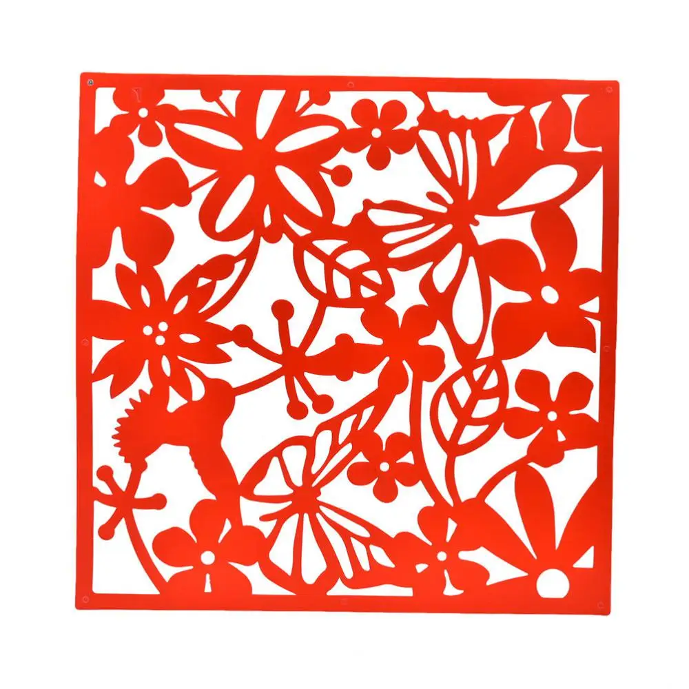 4 шт птица цветок стикер стены висит экран панель разделитель комнаты