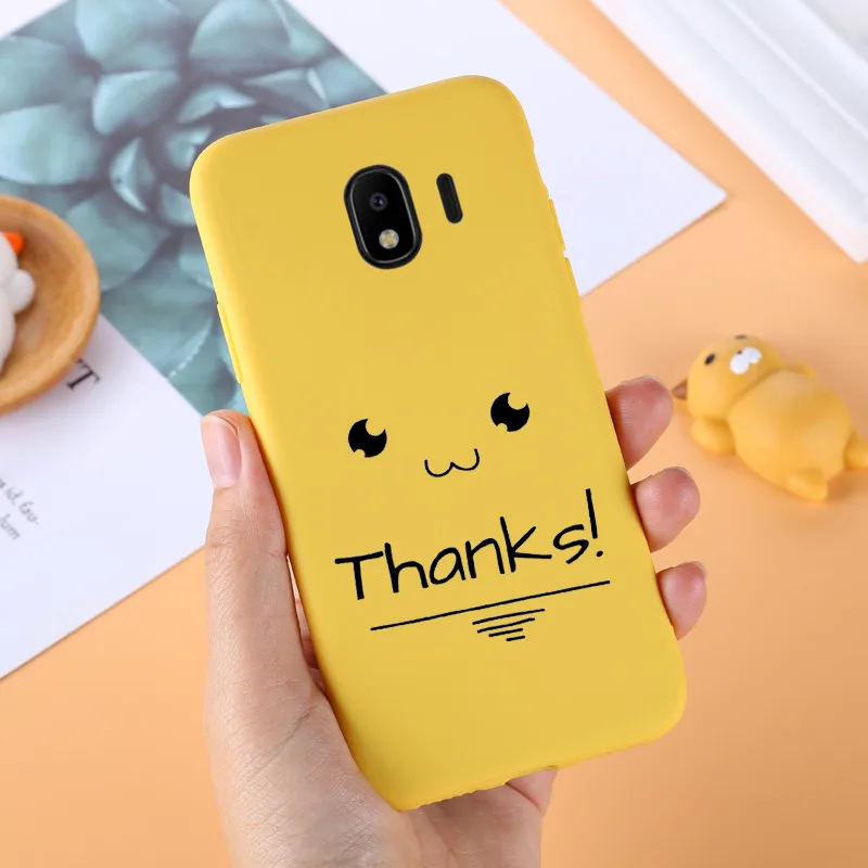 Мягкий силиконовый чехол для Samsung Galaxy J4 2018 чехлы телефонов ультра тонкий мягкий