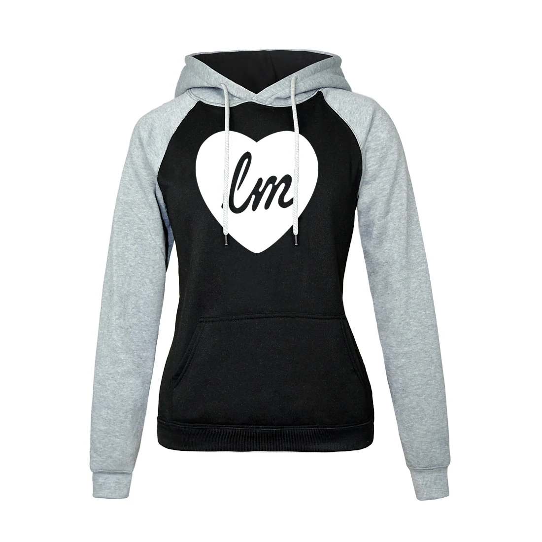 

Hot Sale Women's Hoodies Sweatshirts 2019 Autumn Winter Slim Raglan Hoody Print LITTLE MIX LOVE HEART Fashion Streetwear K-pop