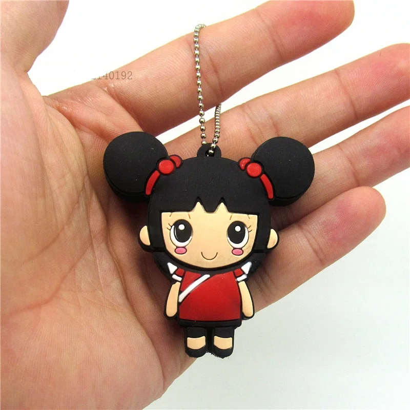 Милый кавайный девушка модель USB флэш накопитель память u Stick флеш карта pendrive с