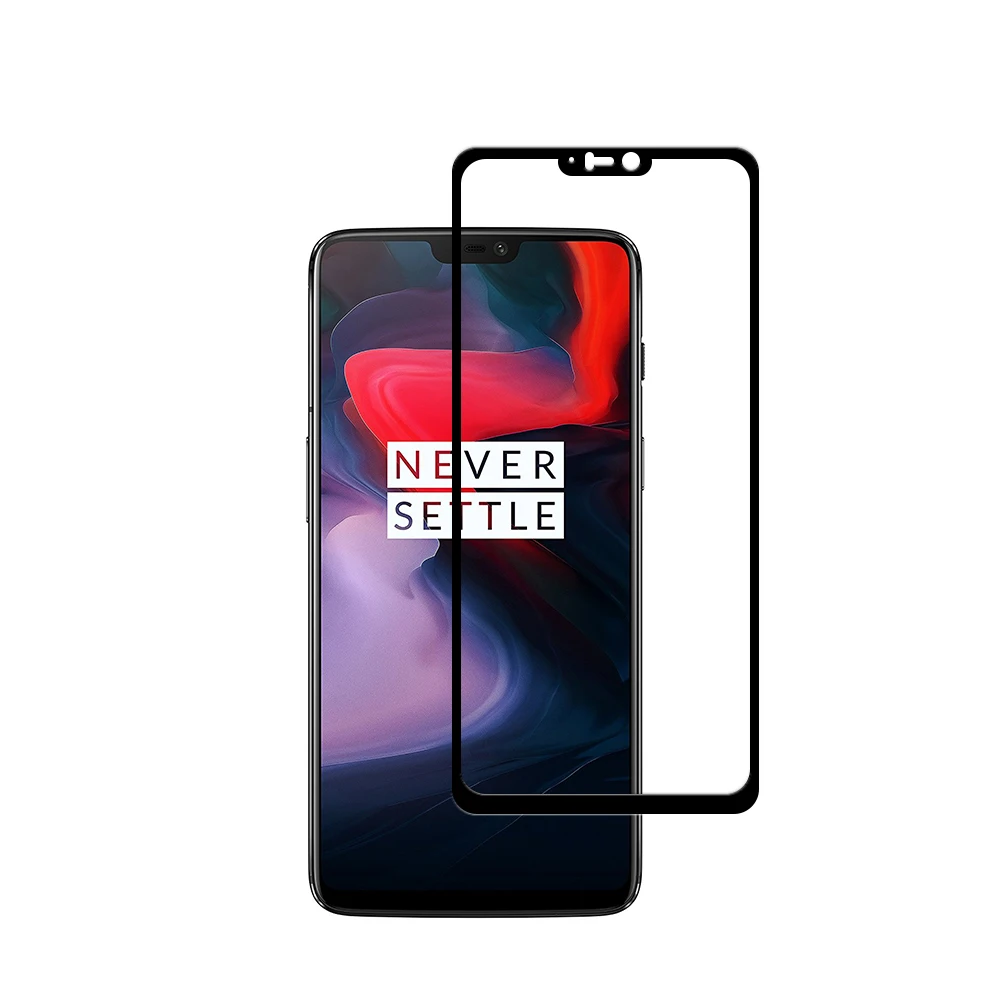 Для Oneplus 6 Экран протектор Закаленное Стекло фильм полное покрытие 3D 0 26 мм 9 H