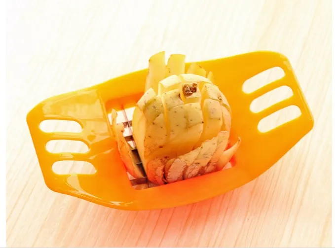 1 шт. Новый ПВХ + нержавеющая сталь для французского картофеля фри резак