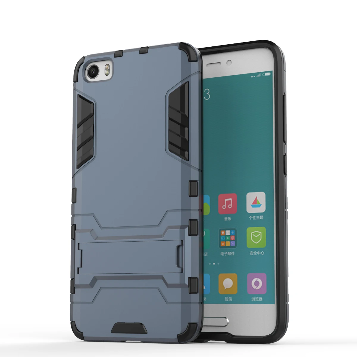 NavyBlue Для xiaomi mi5 чехол для xiaomi mi 5 Чехол-бампер 2 в 1 Броня противоударный чехол для xiaomi mi 5 5,0 чехол для xiaomi mi5 - Цвет: NavyBlue