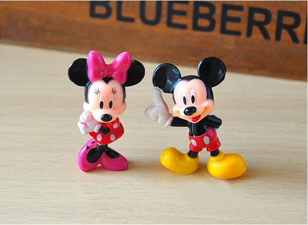 2 шт./партия 3 см Фигурки игрушки Мини клубный домик классические куклы подарки