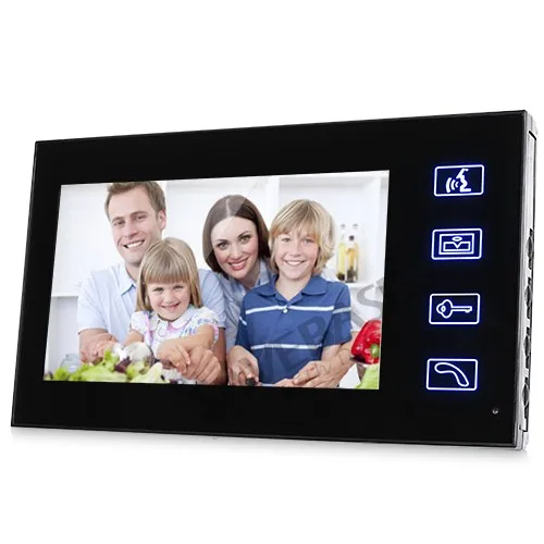 Домофон HOMSECUR дверной звонок с сенсорной кнопкой видео ИК камерой и дистанционным