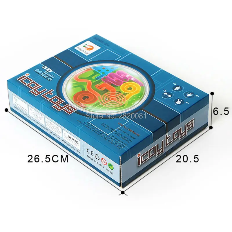 3D шар лабиринт волшебный головоломка для всей семьи забавная игра 2 цвета модель