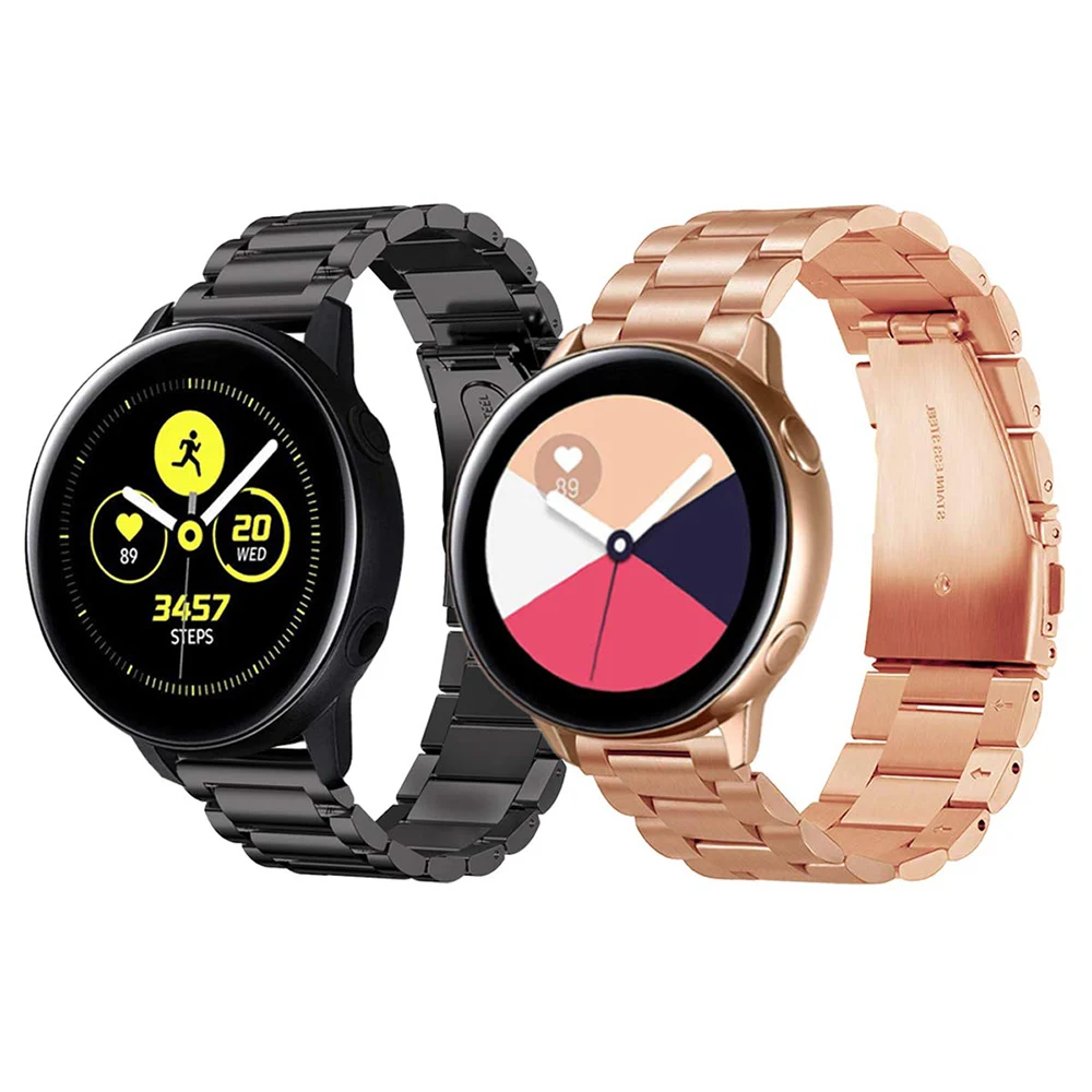 Браслет из нержавеющей стали для Samsung Galaxy Watch 3 быстросъемный металлический