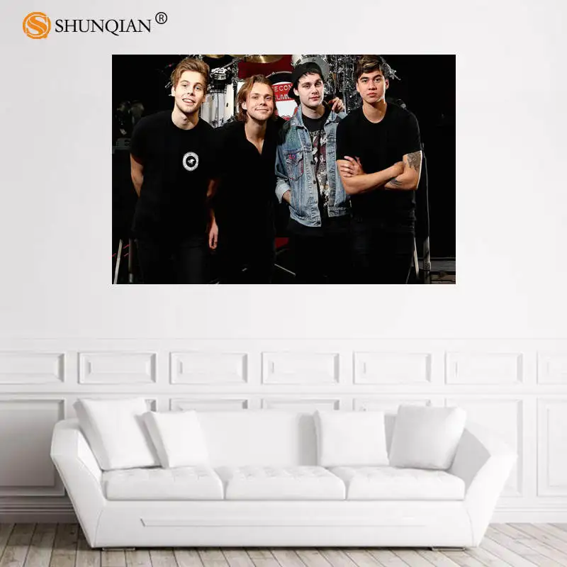 Красивый летний постер за 5 секунд атласный на заказ тканевый настенный с принтом