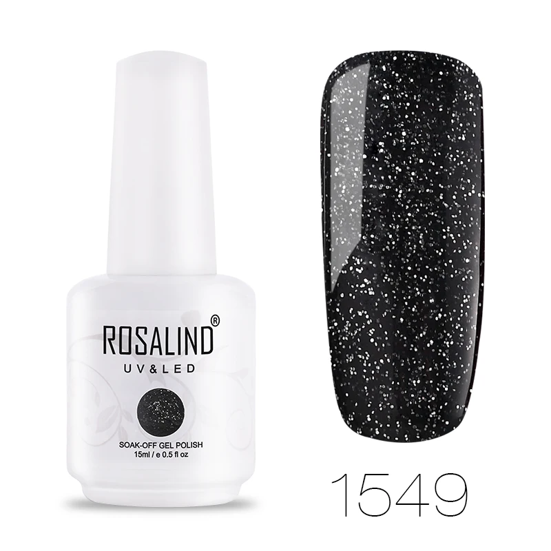 1549 ROSALIND гель 1S 15 мл 60 цветов лак для ногтей Vernis Гель-лак для ногтей полуперманентный впитывающий Гель-лак для ногтей - Цвет: 1549