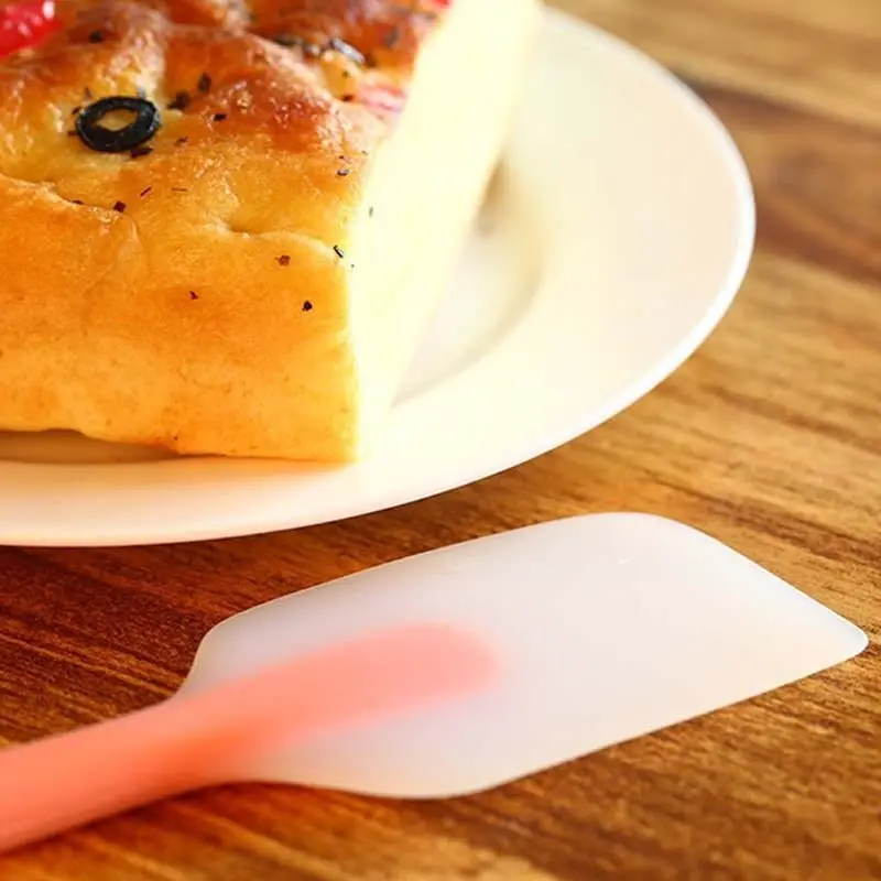 

Practical Non Stick Baking Silicone Cake Flour Mixing Oil Bread Scraper Spatulas