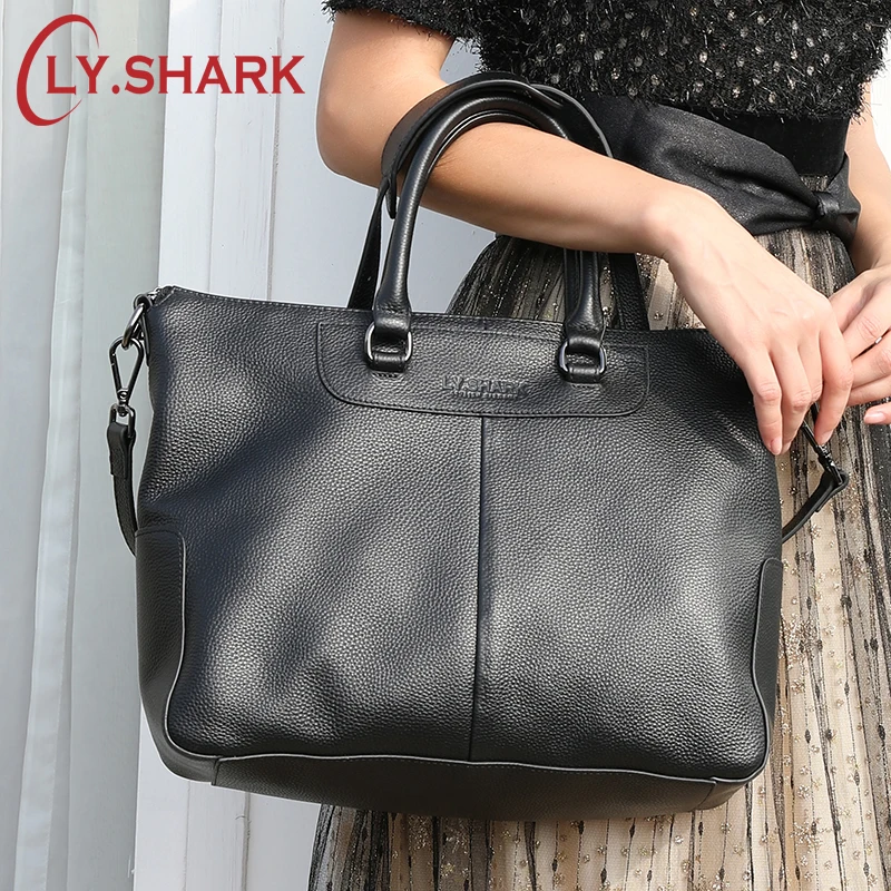 LY. SHARK сумка из натуральной кожи, женская сумка через плечо, большая сумка для женщин, известный бренд, женские ручные сумки, сумка-мессенджер, Черная