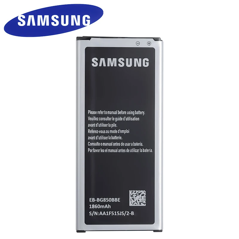 Оригинальный аккумулятор Samsung для Galaxy Alpha G850 G8508S G850Y G850K G8509V G850A G850F G850W G850S EB BG850BBE NFC