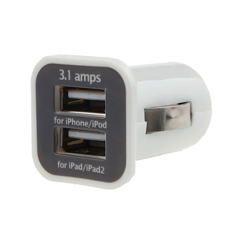 Универсальная автомобильная от 12 В до 5 пост 3.1A GPS USB ЗУ для мобильного телефона