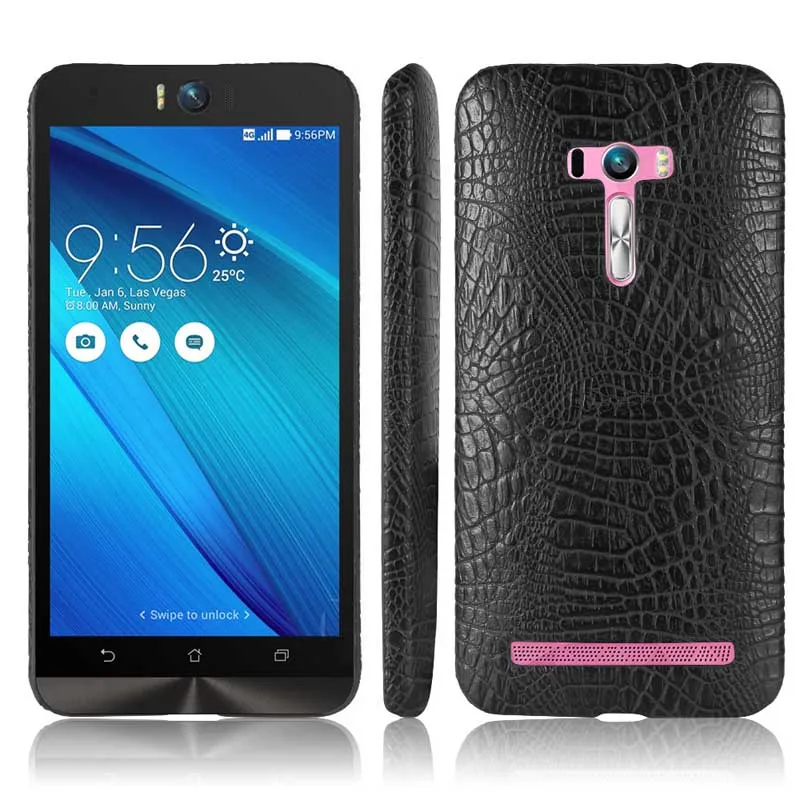 Asus Zenfone Selfie ZD551KL случае 4 г Lte крышка Аллигатор крокодиловой кожи сзади чехол для