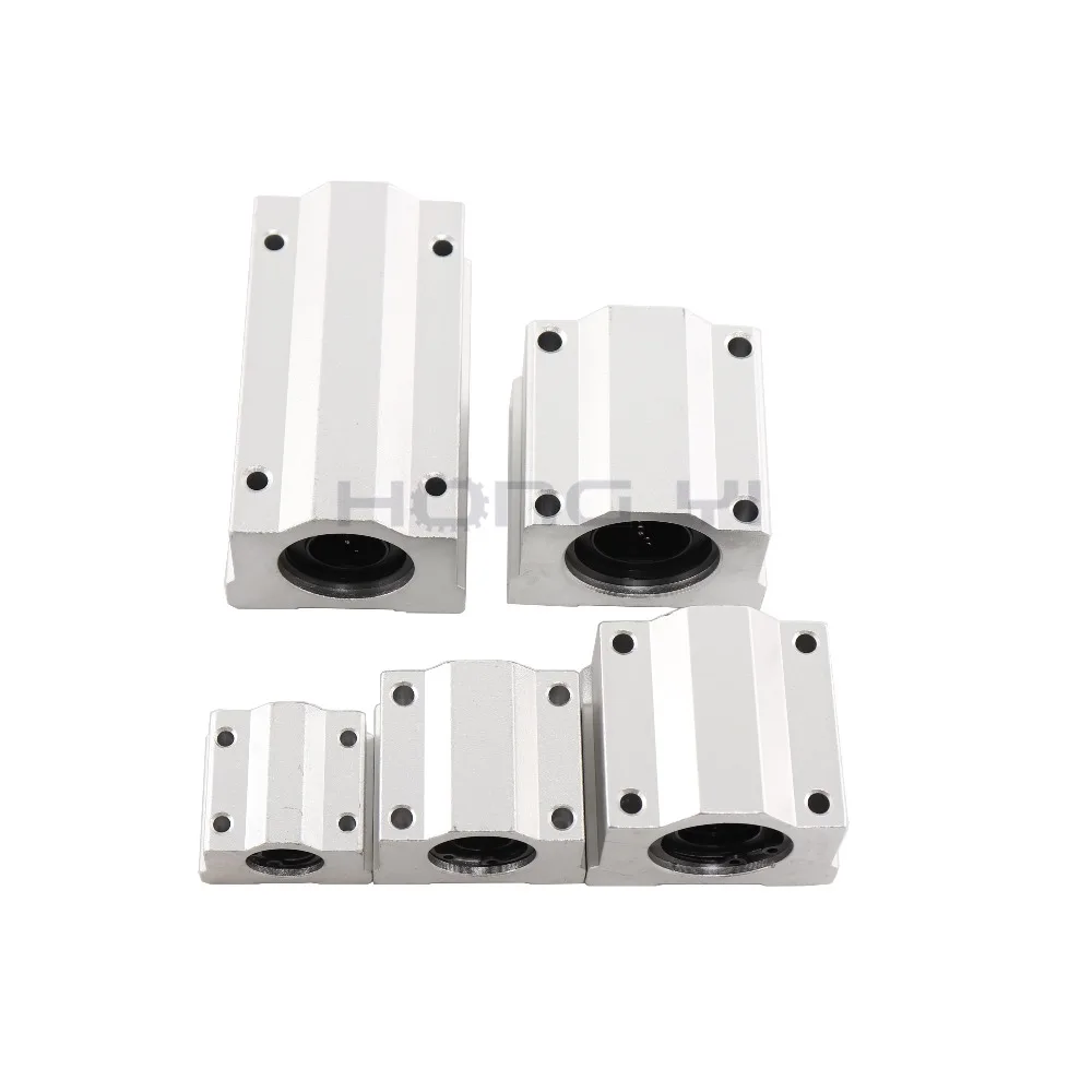 4 шт. SCS8UU SCS6UU SCS10UU SCS12UU SCS8LUU SCS10LUU SCS16UU пешлов голубого линейный блок для SBR16 CNC глубокий шаровой подшипник паза