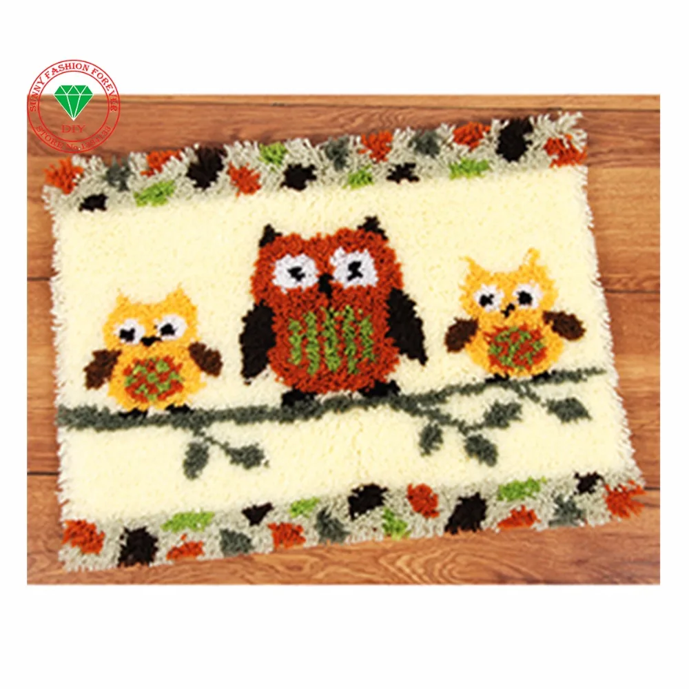 Набор ковров для рукоделия набор крючков вышивки Ковров лоскутов вязаных нитей