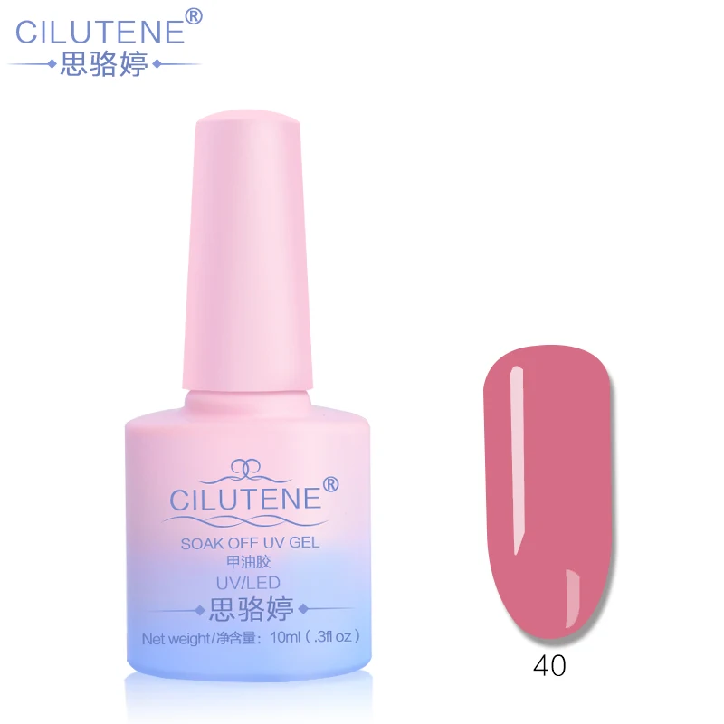 40 10ml 108 Pure Colors Gel Varnish Nails Art Vernis UV LED Primer Semi Permanent LED Soak-Off Gel Lacquer Gel Nail Polish 31-60 - Цвет: 40