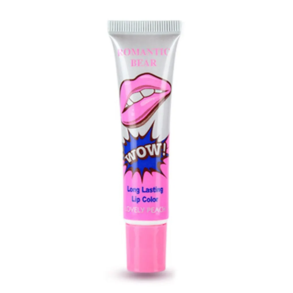 NO1 6 colors Girls women Lipstick 1pcs liquid matte lipstick romantic bear - Цвет: NO1