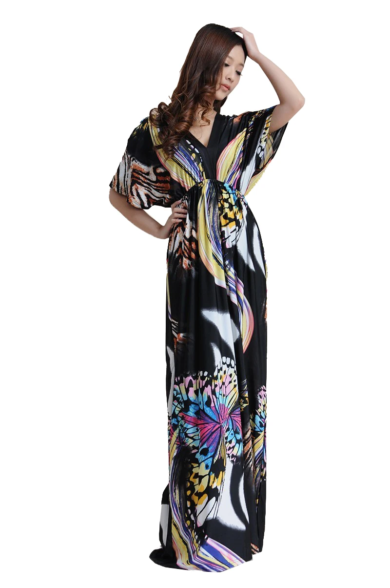 Женские пляжные платья в стиле бохо женские длинные больших размеров женское