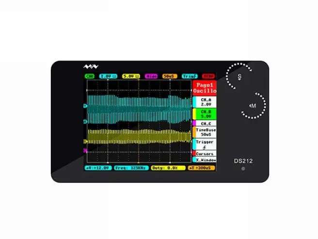 Портативный осциллограф Minidso DS212 двухканальный прибор с полосой 10 м полоса