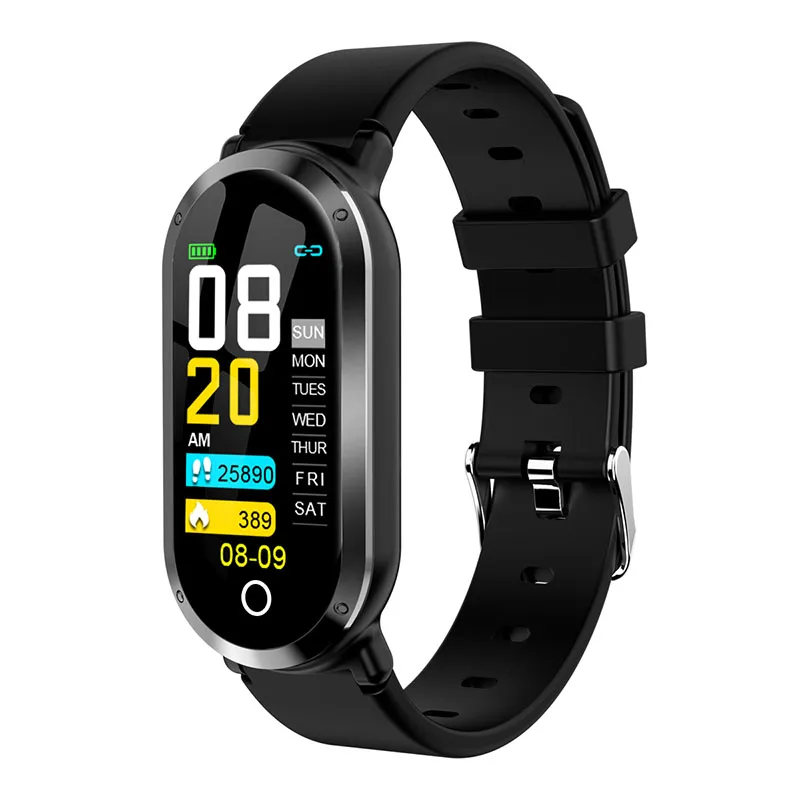 

New Smart wristbands watchs color screen touch waterproof heart rate blood pressure monitoring health data analysis and storage