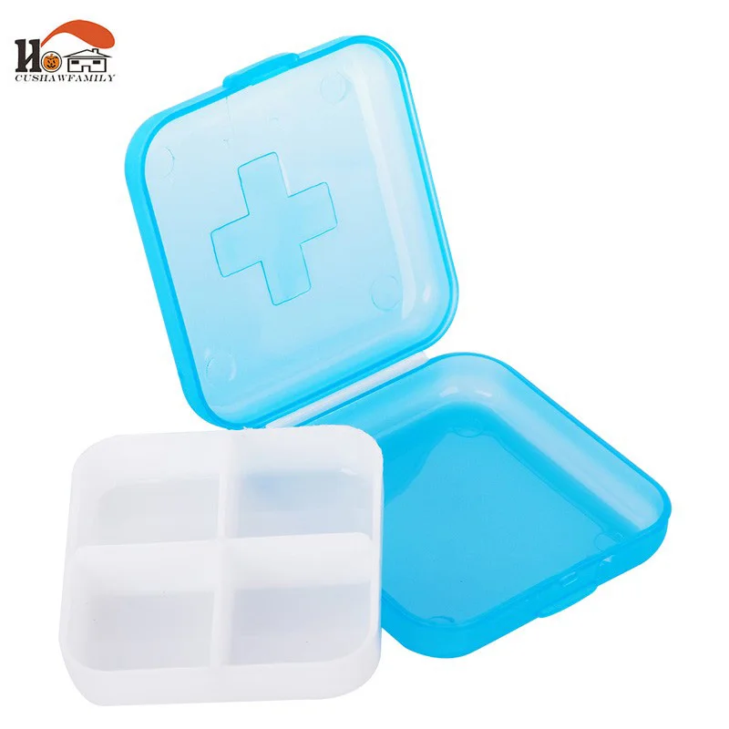 CUSHAWFAMILY 1 шт. новинка портативный 4 слота коробка для конфет хранения ювелирных