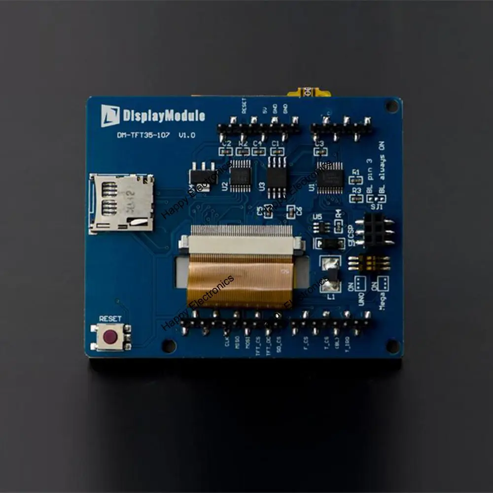 DFRobot 3 5 &quotTFT резистивный сенсорный экран модуль щит DM-TFT35-107 V1.0 V или 5V 4MB флэш-карта