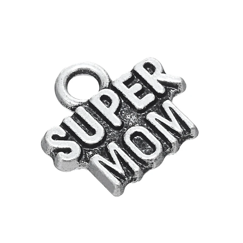 Брелки ручной работы с надписью Super MOM|Шармы| |