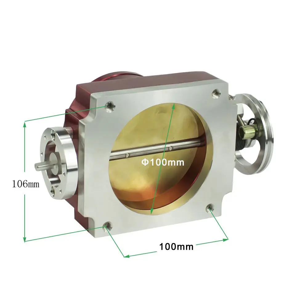 Корпус дроссельной заслонки CNSPEED 100 мм для Toyota 4 &quot100 TPS корпус Супра/соарер 1JZ 2JZ Drift