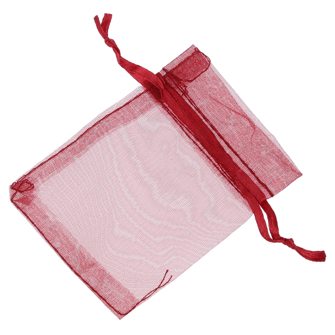 100 мешков из органзы Свадебные любимые мешки для конфет (винно красный)|pouch pouch|pouch