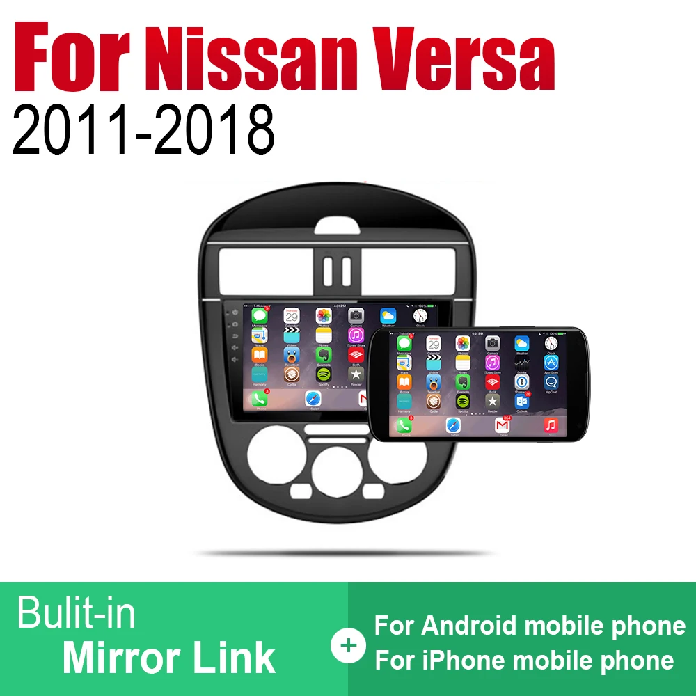 ZaiXi Android 2 Din Авто Радио для Nissan Versa 2011 ~ 2018 автомобильный мультимедийный плеер GPS