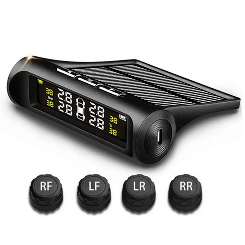 

Tire Pressure Monitoring System Lcd High Performance Car Tire Monitoring Tire Pressure Alarm TPMS Durable Anti-Explosion