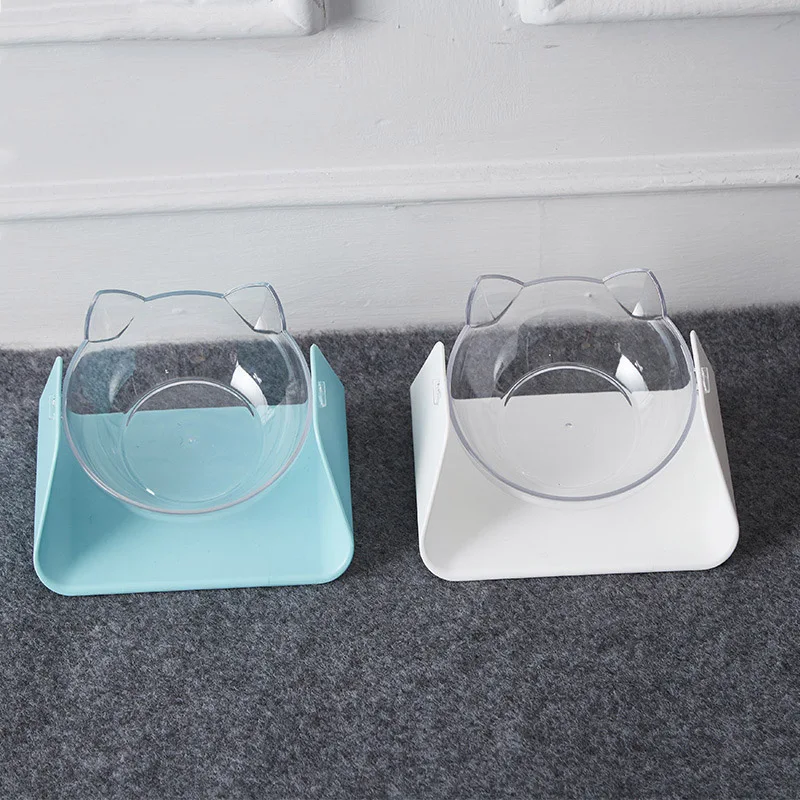 Горячая продажа милые кошки миска для домашних животных чаша еды защита шейного