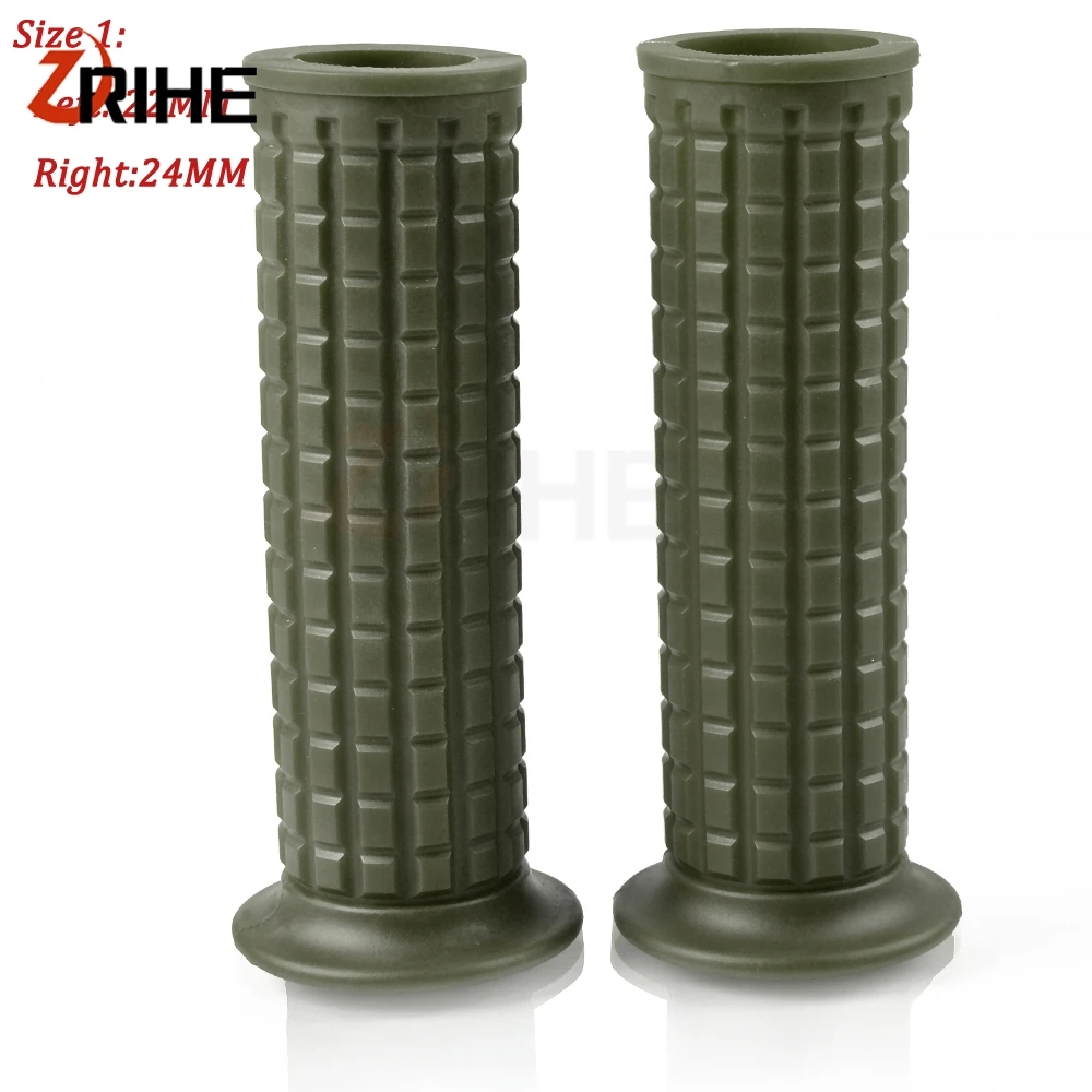 Olive 22MM24MM Для газа XC 250 300 FSE/FSR MC 125 250 EC 50 125 200 250 300 400 аксессуары для мотоциклов 22 мм 24 мм ручка Dirtbike ручка бар - Цвет: Olive 22MM24MM