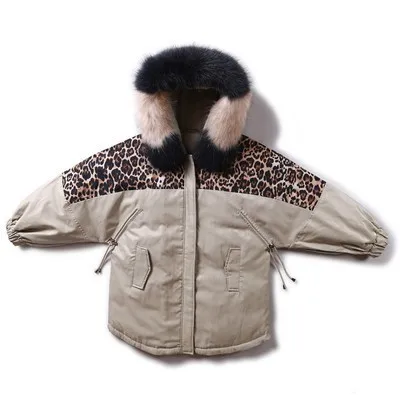 Khaki colour fur ZURICHOUSE женский пуховик с белым утиным пухом, длинная парка с капюшоном и воротником из натурального меха енота, женские пальто с леопардовым принтом, зимняя куртка - Цвет: Khaki colour fur