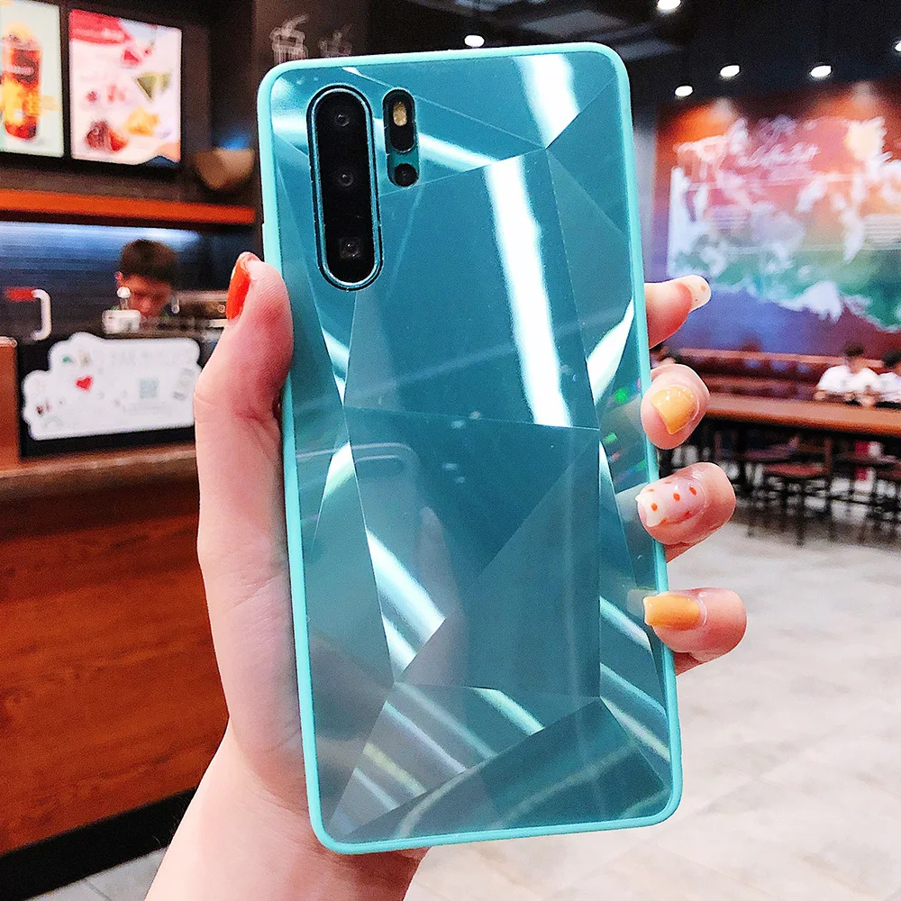 3D Алмазный чехол для huawei P30 Lite P30 Pro P20 Lite P Smart Honor 10 Lite Honor 8X Y6 чехол s голографическая Призма Лазерная крышка