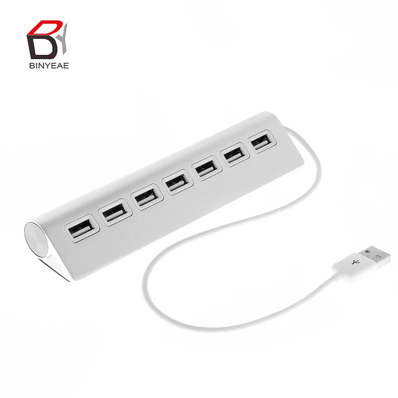 Адаптер разветвитель внешний с 7 портами USB 2 0 и функцией