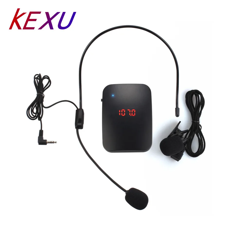 Беспроводной микрофон KEXU FM Обучающие колонки гарнитура руководство для