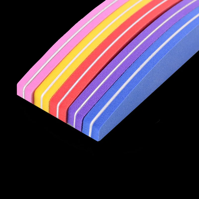 10 шт./лот профессиональный шлифовальный лак пилка для ногтей 100/180 буферная