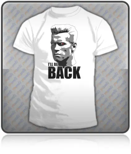 Я вернусь Терминатор: Генезис Арнольд 80 s Шварценеггер фильм для мужчин культ