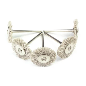 Набор нейлоновых абразивных кистей DuPont, 5 шт., Аксессуары dremel, набор полировальных дисков, подходят для вращающихся инструментов для гравировки Dremel