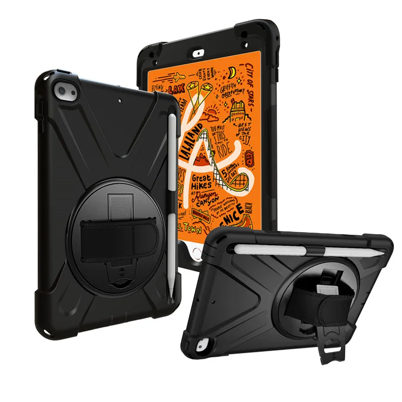Чехол funda для iPad Mini5 2019 с держателем карандашей apple mini 4 бухта 360 Вращающаяся