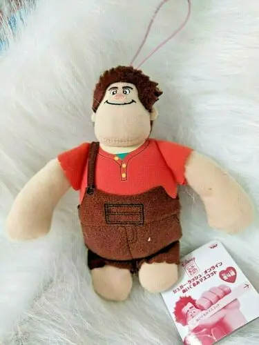 Wreck-It Ralph 10cm Wreck-It ральф ломает интернет FIX-IT Феликс ванеллопа Yesss хвостовик плюшевая игрушка - Цвет: Wreck-It Ralph 10cm