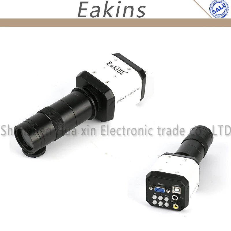 Промышленная Cmos CCD AV USB VGA электронная цифровая микроскопическая камера 3 в 1 +